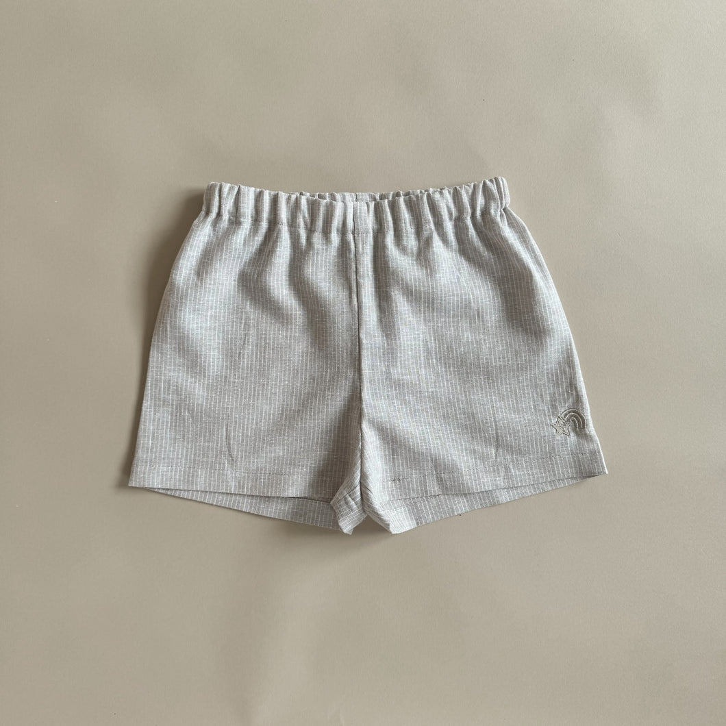 Linen - Little Stripes - Shorts